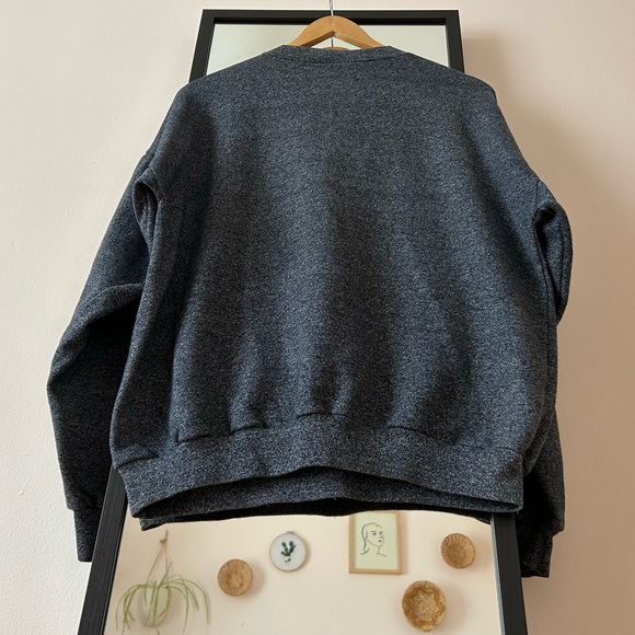 Vintage 80s Nike Air crewneck hoodie sweater sweatshirt Jordan grey tag infrared - Picture 15 of 16